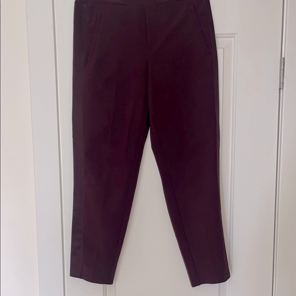 Athleta Endless Pant Dark Crimson Burgundy Pull-on Trousers 6 - Extra Comfy